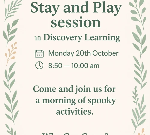 Stay and Play Autumn Discovery Session